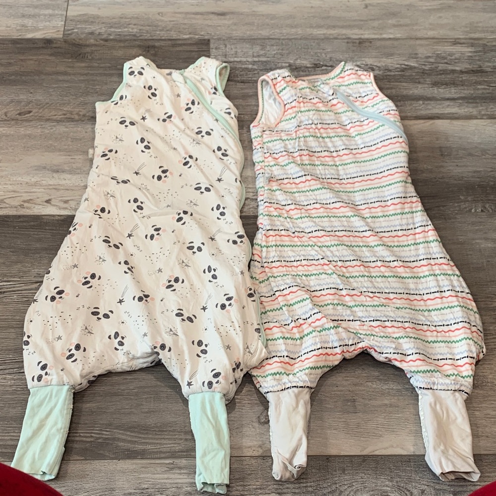 Tommee‎ Tippee Kids Pajamas Set - Panda and Striped Design